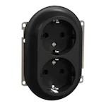 SOCKET-OUTLET ELKO ONE DSO SCHUKO C-PLATE SCREWLESS