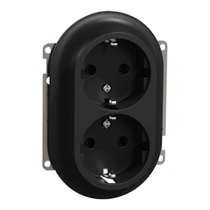 elko Socket-outlet elko one dso schuko c-plate screwless