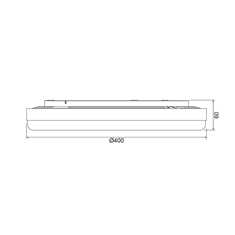 exaktor Pinta-asennusvalaisin isa 400 4000lm fx dali