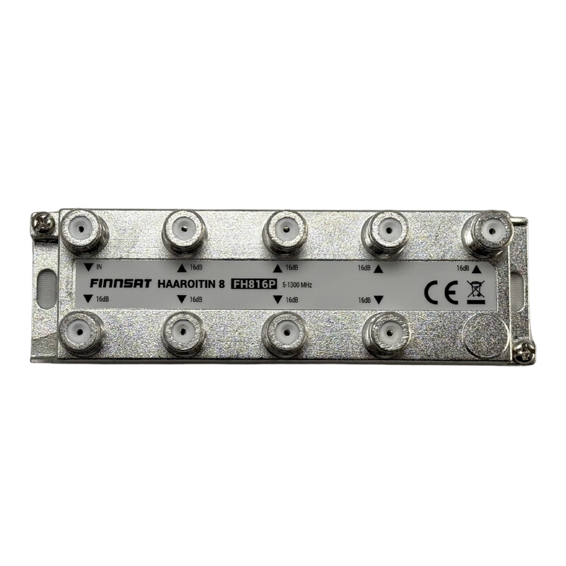 FÖRGRENARE 5-1300MHZ 8XTAP 16DB GRADE1
