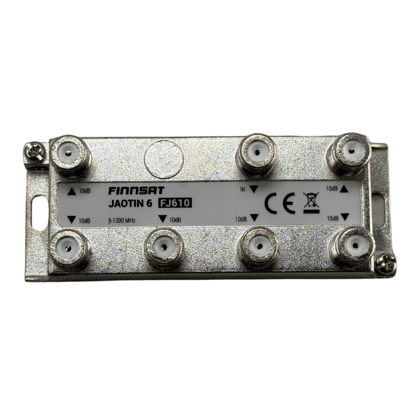 FÖRDELARE 6-VÄG 2 5-1300MHZ 10DB GRADE1