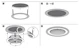 sylvania Mechanical accessories adapting ring ral9003 150/175/