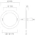 sylvania Mechanical accessories adapting ring ral9003 150/175/