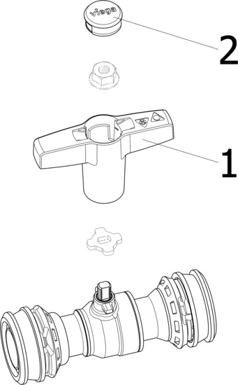 undefined Easytop ball valve d25 raxofix