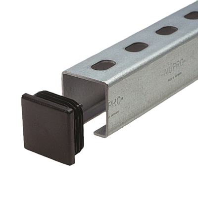 END CAP BLACK MUPRO 27/18 MPC CHANNEL