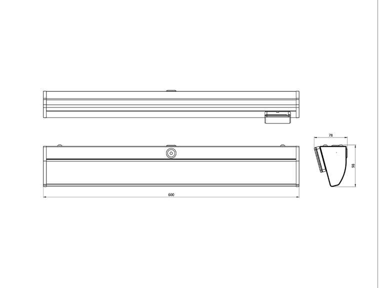 exaktor Bathroom luminaire mimas l60 2400lm fx u