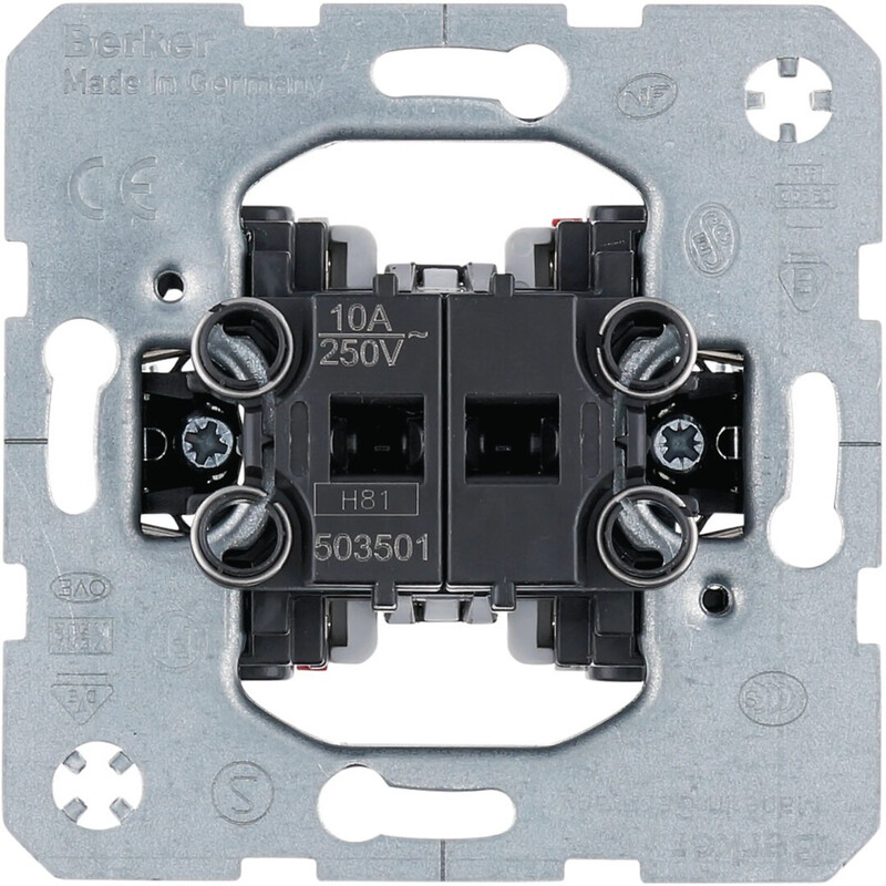 VIPPTRYCKKNAPP S.1 1S+1Ö/10A/250V UJ 0X