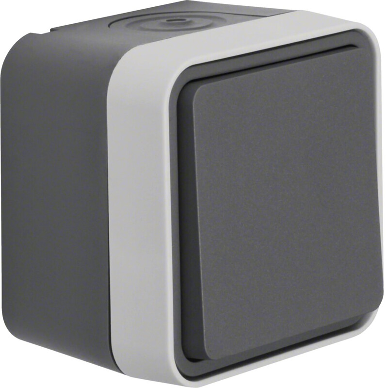 SWITCH W.1 7/10A/250V/IP55 PPJ GRAY