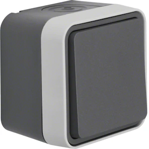 hager Brytare w.1 7/10a/250v/ip55 ppj grå