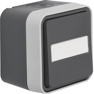 hager Rocker push button w.1 6/10a/ip55 sl/ms ppj gray