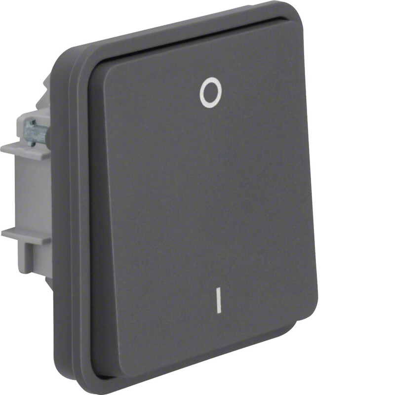 SWITCH W.1 6/10A/250V/IP55 KJ GRAY