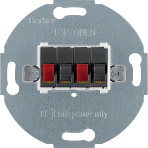 hager Loudspeaker socket outlet s.1 2f loudspeaker ur ant