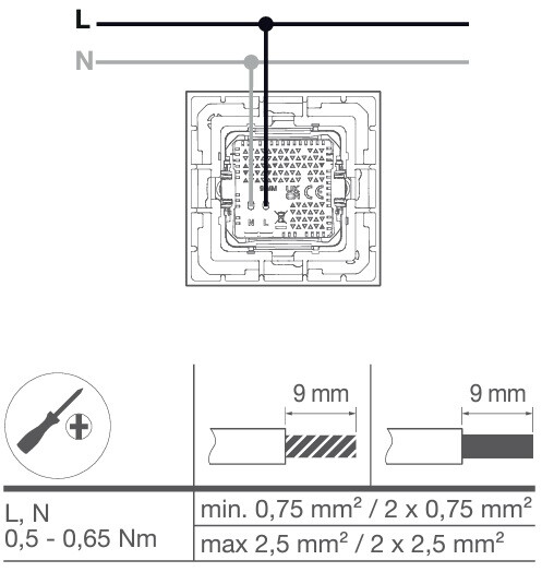 hager Pistorasia k.1 1usb/3.25a/230v 65w ur kx/qx