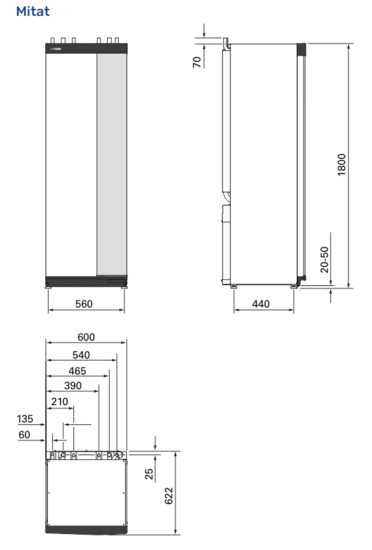 nibe Air to water heat pump nibe polar 8