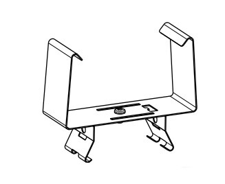 MECHANICAL ACCESS. FOR FLIP RAIL BRACKET PAIR MEK110 WHITE