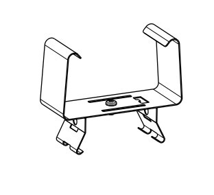 MECHANICAL ACCESS. FOR FLIP RAIL BRACKET PAIR MP-321 WHITE