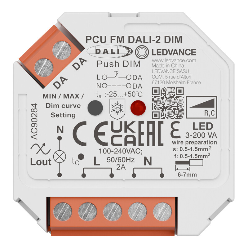ledvance Valonsäädin vivares dim pcu fm dali-2 dim