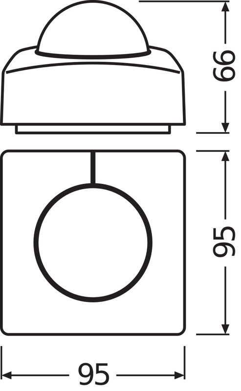 ledvance Liiketunnistin vivares sensor zigbee direct lb ir cm
