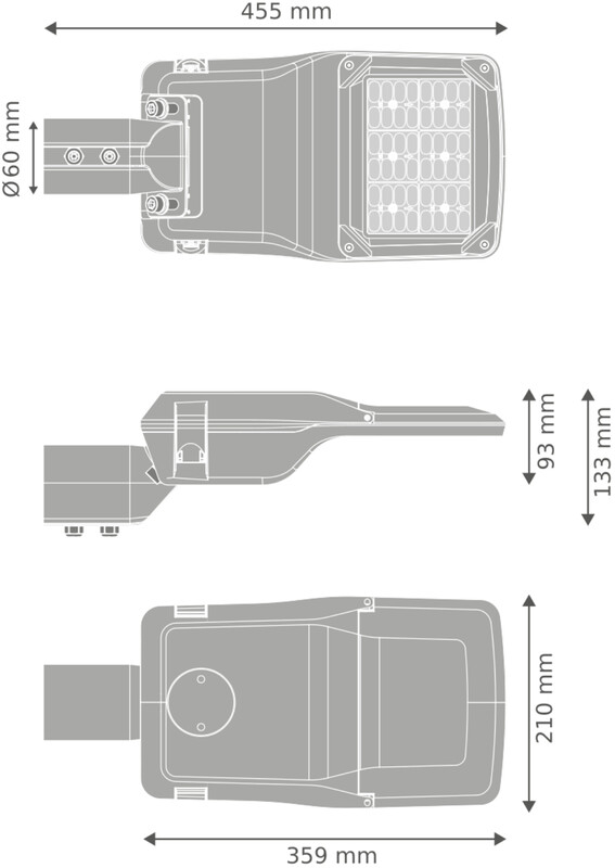 ledvance Katuvalaisin streetlight value sl comp 55w 730 rw20st 7975lm
