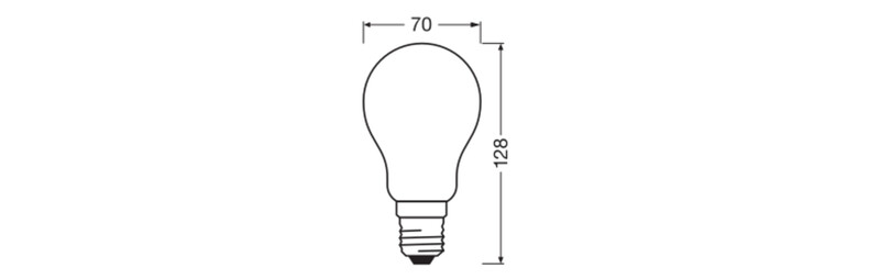 ledvance Standard lamp performance cla 18w/865 2452lm e27 dim fr