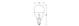 ledvance Minibollform lampa performance clp 4,9w 3cct 470lm e14 dim op