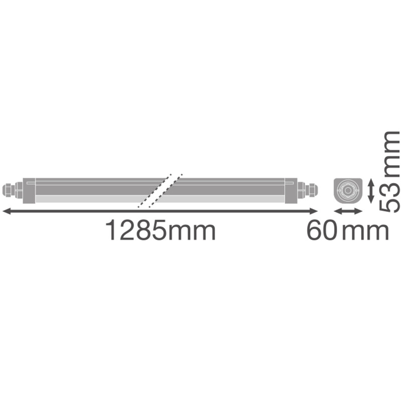 ledvance Kapslad industriarmatur dp comp ip66 1200 29w cct ml