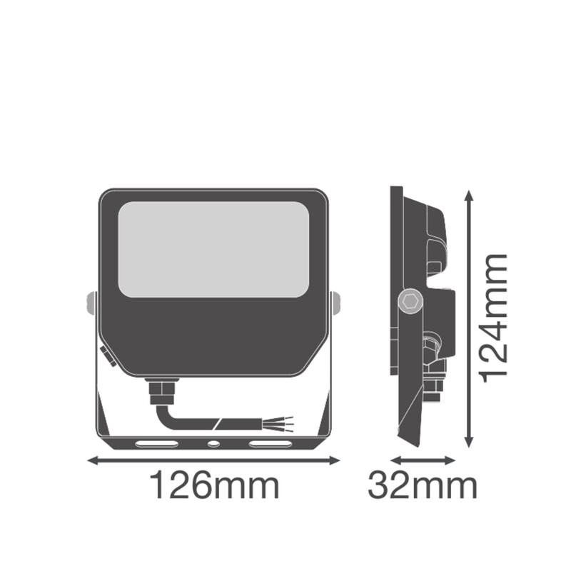 ledvance Valonheitin floodlight value fl comp 20 2400lm cct ml bk
