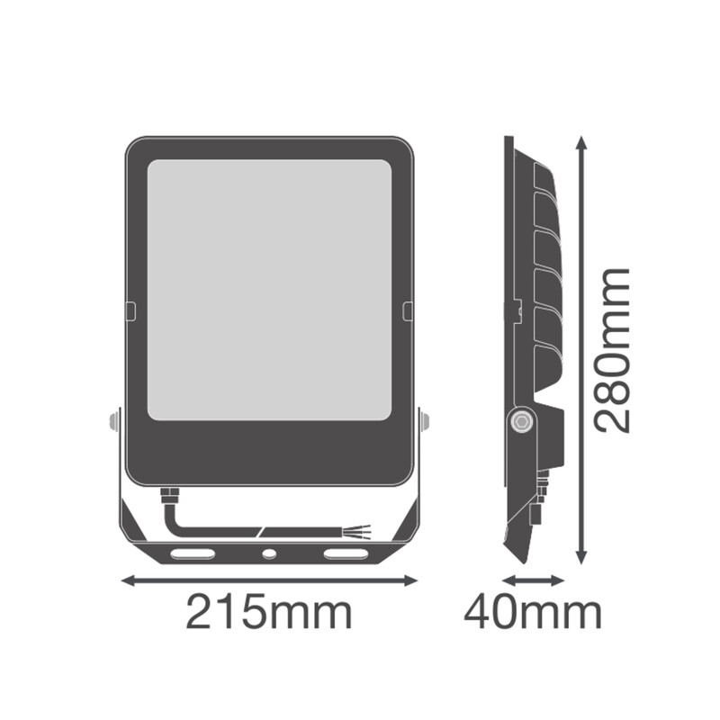 ledvance Valonheitin floodlight value fl comp 150 15700lm cct ml bk