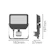 ledvance Valonheitin floodlight value fl comp 50 6100lm cct ml pir b