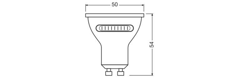 ledvance Reflector lamp performance par16 4,2w 3cct 400lm gu10 36d