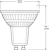 ledvance Reflector lamp performance par16 5w/927 345lm gu10 dim 15