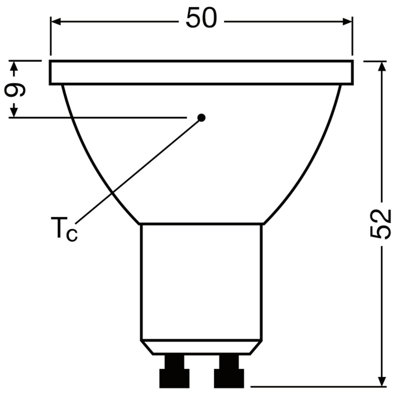 ledvance Reflector lamp performance par16 7w/965 650lm gu10 dim120