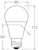 ledvance Standard lamp performance cla 13w/827 1521lm e27 ac/dc