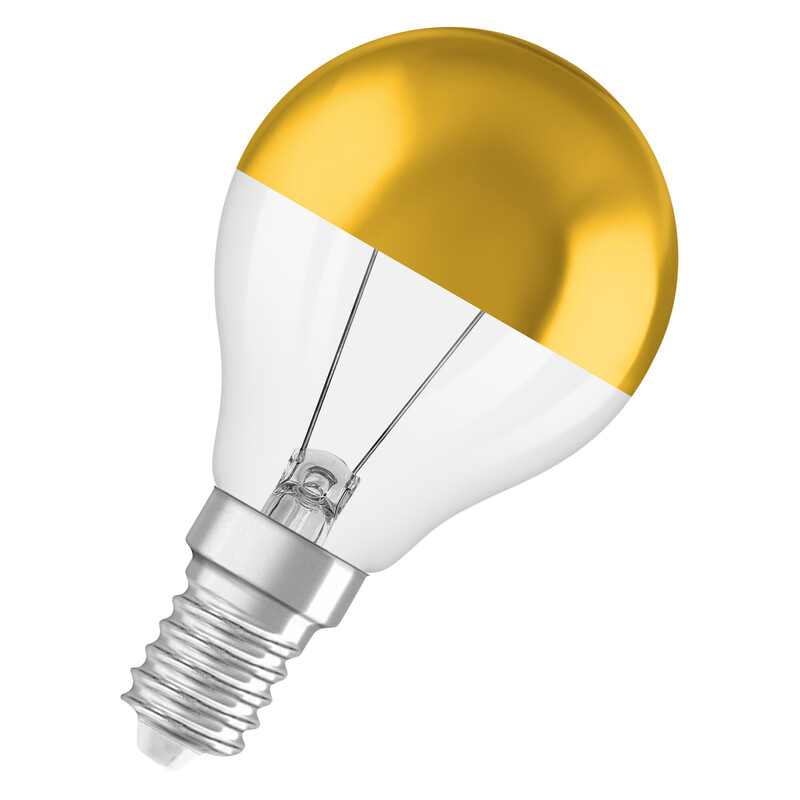 ledvance Minibollform lampa performance clp 3,4w/827 400lm e14 dim gld
