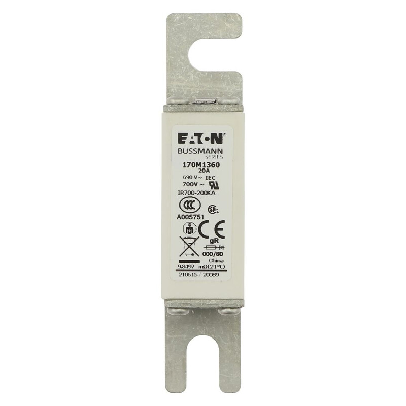eaton Kahvasulake erikoisnopea c-b 170m1360 20a pultti-80 000