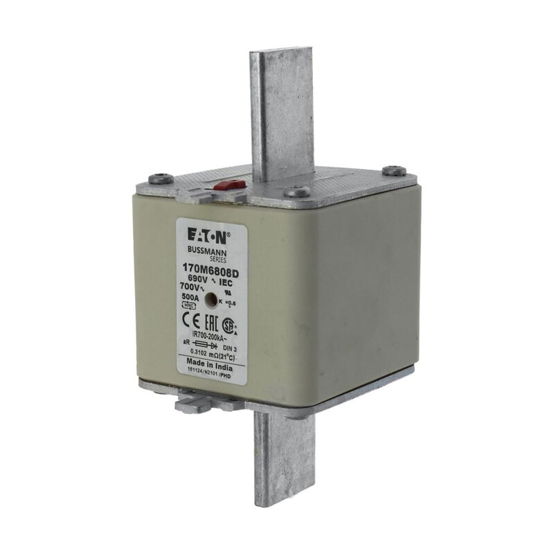 eaton Supersnabba säkring 170m6808d 690v 500a 3