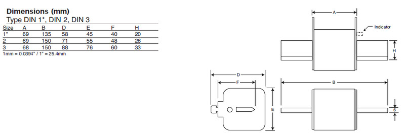 eaton Kahvasulake erikoisnopea c-b 170m5808d 690v 400a kahva 2