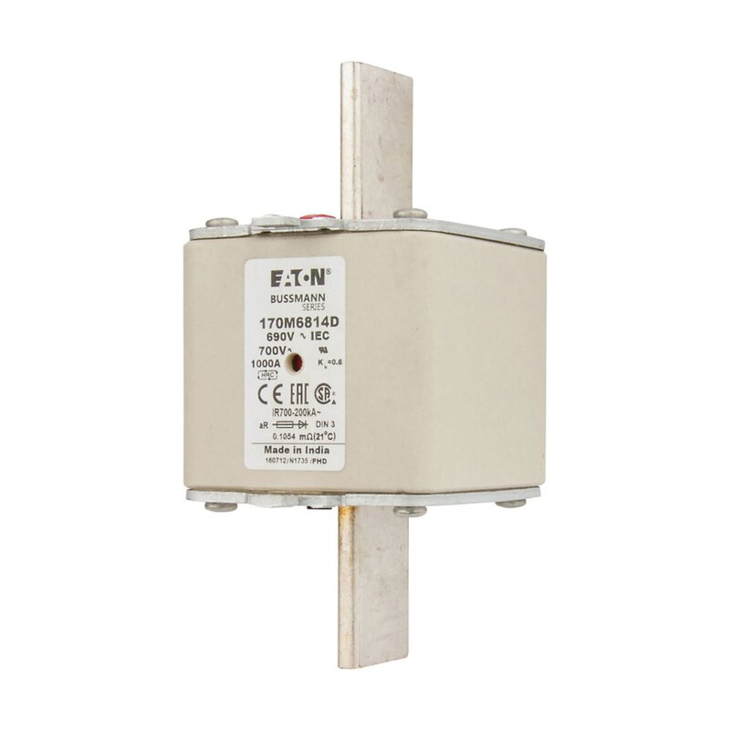 eaton Supersnabba säkring 170m6814d 690v 1000a 3