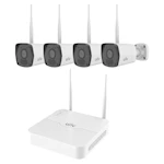 KAMERAPAKETTI EASY 4X WIFI BULLET 2MP JA NVR