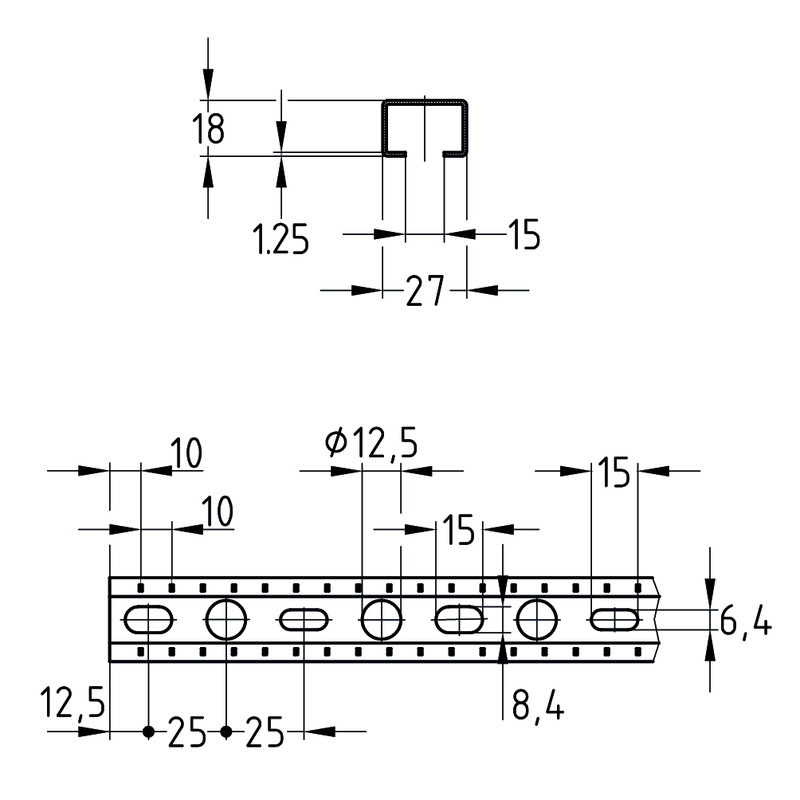 mupro Channel mpc zn mupro 27/18, l6m