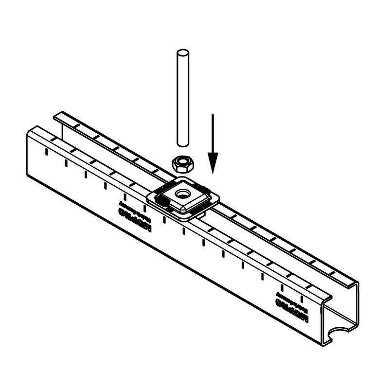 mupro Rail nut zn mupro m10 27/18-28/30 mpc channel