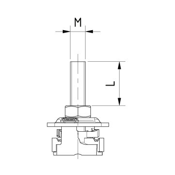 mupro Quick fastener s+ zn mupro m8x50 41/21-41/124 mpr channel