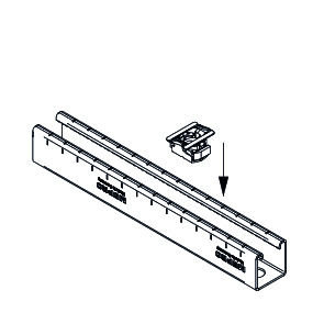 mupro Rail nut for parts zn mupro m10 41/21-41/124 s+ mpr chann