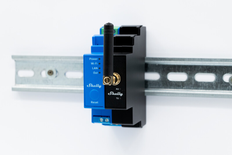 shelly Väyläliityntäyksikkö shelly pro lora add-on