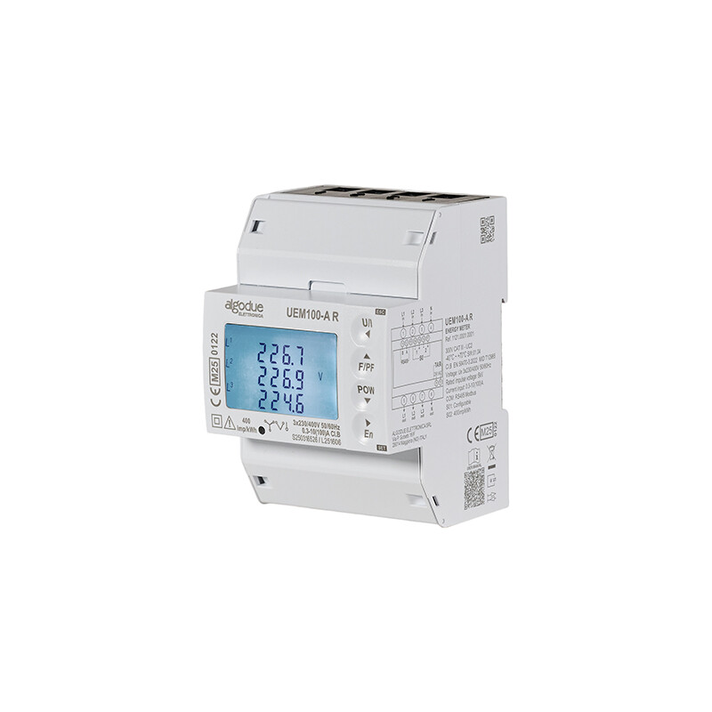 ENERGIEMÄTARE UEM100 RS-485 3V 100A MID DIN