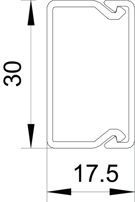 obo bettermann Installation trunking wdk 15030 brown