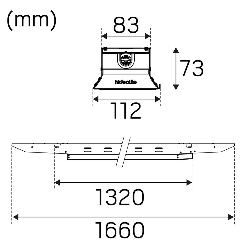 hide-a-lite Tunnistinvalaisin indline g2 ip23 22850lm 127w casambi pir