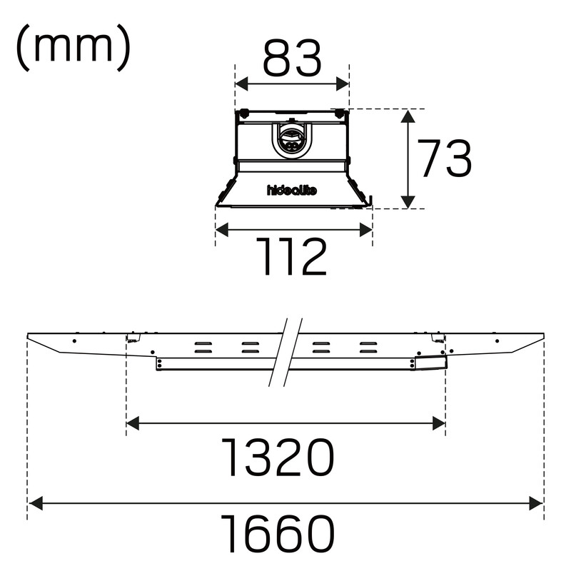 hide-a-lite Tunnistinvalaisin indline g2 ip23 21750lm 127w casambi pir