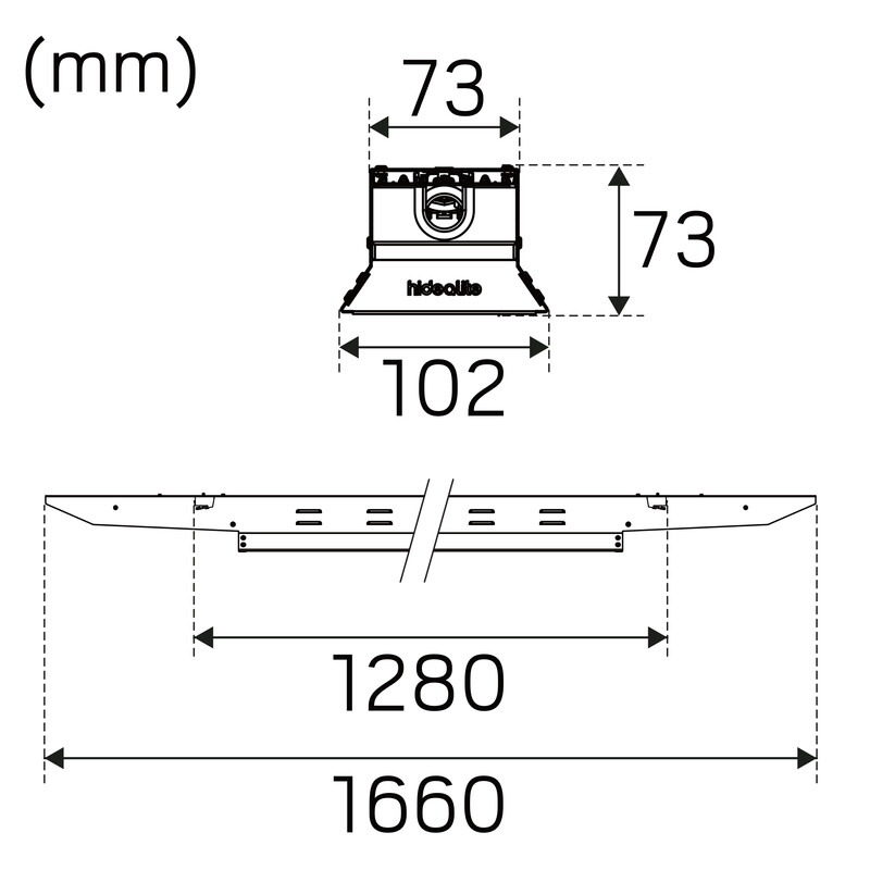 hide-a-lite Teo.val. avoin indline basic ip23 13800lm 101w gr