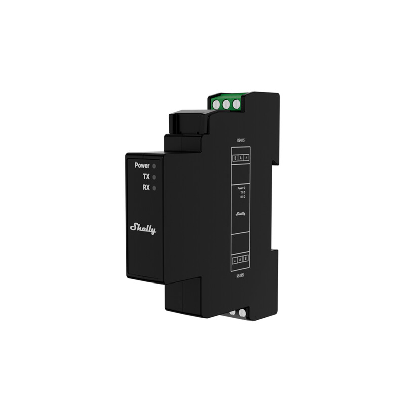 VÄYLÄLIITYNTÄYKSIKKÖ SHELLY PRO MODBUS ADD-ON RS485
